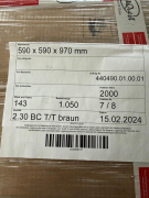 Faltkarton Karton 590x590x970 mm Zweiwellig, 2.3BC T/T...