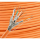 Cat 7 Netzwerkkabel Simplex 1000 MHz S/FTP, AWG23, Orange Halogenfrei,100 meter