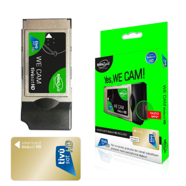 TivuSat DigiQuest CI+ Smarcam - Smartcard Gold HD 4K version !!!Aktiviert!!
