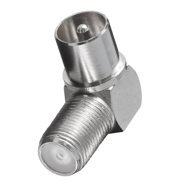2 Stück Premium Koax Adapter Coax IEC Buchse F-Stecker TV HD 3D 4K Ve