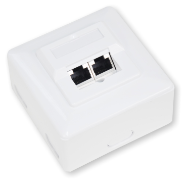 Cat 6 Netzwerkdose LAN Dose ,Unterputzdose, Aufputzdose, Datendose, RJ45,Wei&szlig;