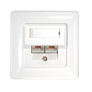 Cat 6 Netzwerkdose LAN Dose ,Unterputzdose, Aufputzdose, Datendose, RJ45,Wei&szlig;