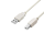 Premium USB Kabel Druckerkabel Verbindung A-Stecker - B-Stecker, 1,8m, grau 
