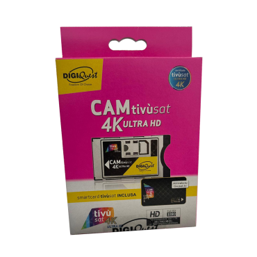 Cam Tvsat HD 4K Modulo Smarcam Tv Sat Tivusat HD Tivu'sat Digiquest Smart  cam 7629999059993