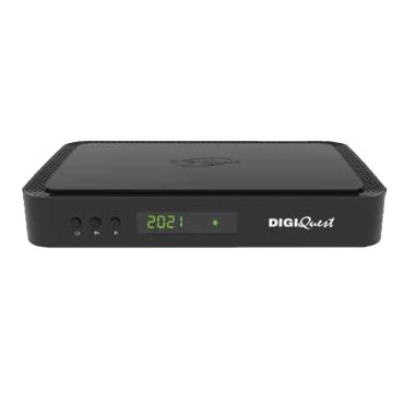 DigiQuest Q90 COMBO UHD 4K Receiver  DVB-S2+T2 Tuner  inkl. Aktive TIVUSAT Karte