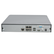 Uniarch NVR-104E2-P4 4-Kanal PoE 4K Netzwerk H.265+ 8MP...