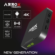 Arrox Reborn 4K UHD Android 9.1 H.265 IPTV Receiver 2GB...
