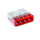 Wago 2273-204 Verbindungsklemmen,Steckklemmen, Dosenklemmen, 4x2,5mm&sup2;, Rot