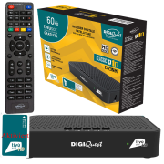 DIGIQuest Q10 Full HD Sat-Receiver mit Aktiver TIVUSAT Karte