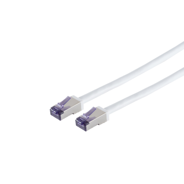 Patchkabel Cat.6A S/FTP SuperFlex DSL,Ethernet ,Netzwerk ,LAN Kabel 10GB Wei&szlig; 2m